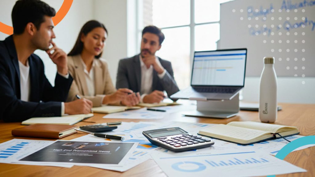 The budget plays a big role in deciding the right products for events.