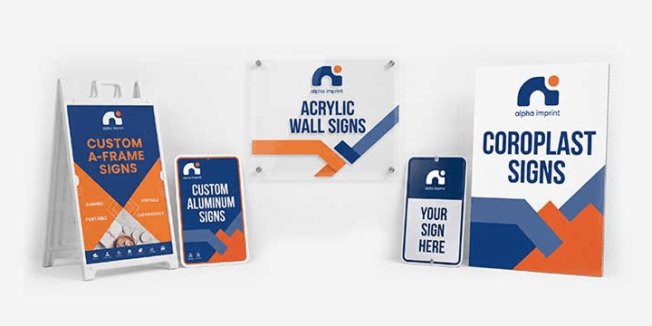 Custom A-frame signs Houston