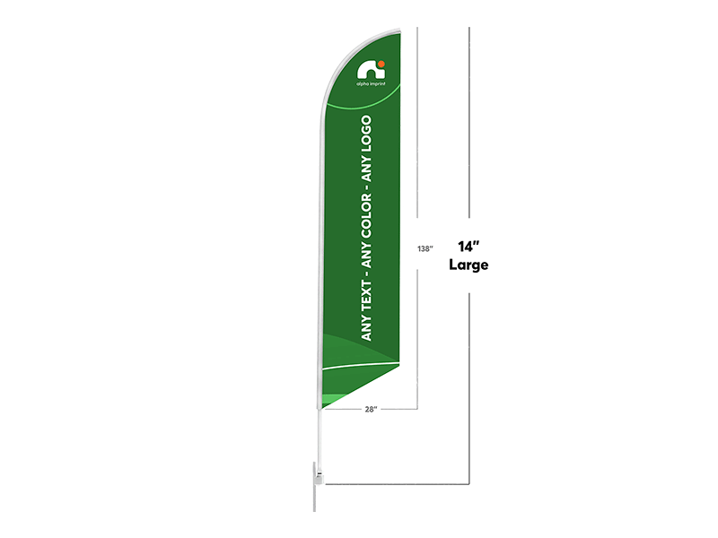 custom feather flags
