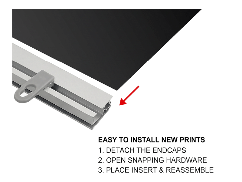 Snap Poster Hanger hardware