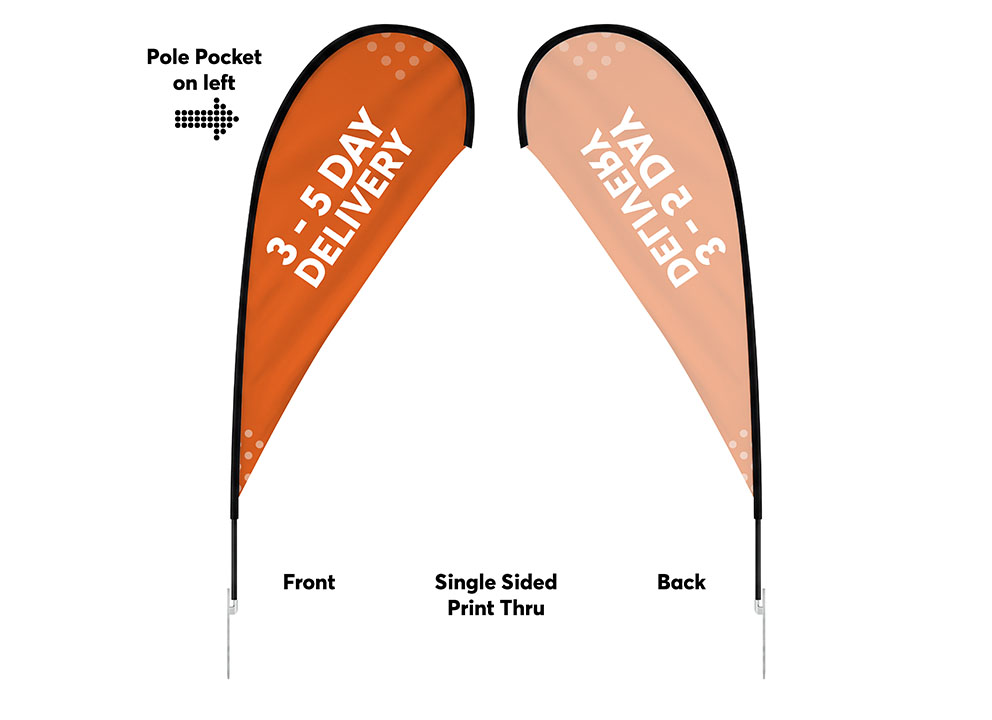 Custom Teardrop Flags, photo 3 of 7