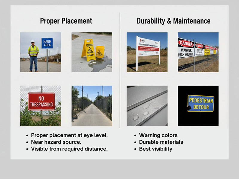 Best Practices for Construction Site Signage Placement & Maintenance