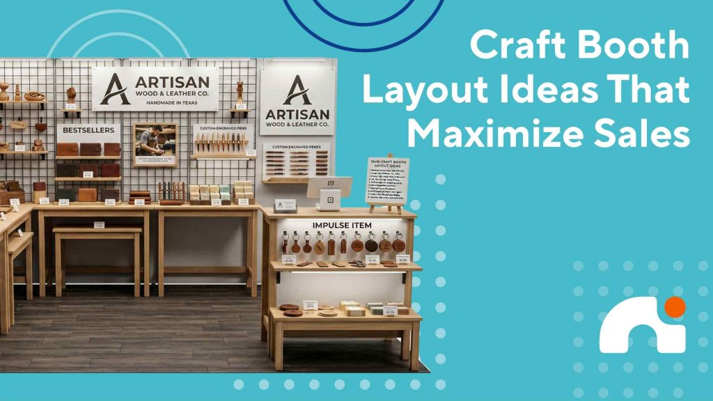 10x10 craft booth layout ideas