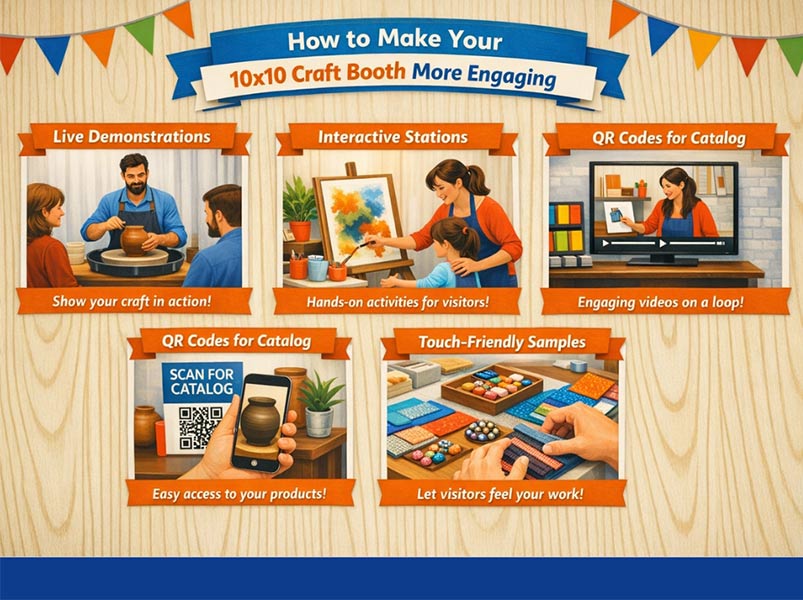 How to make your 10x10 booth more engaging