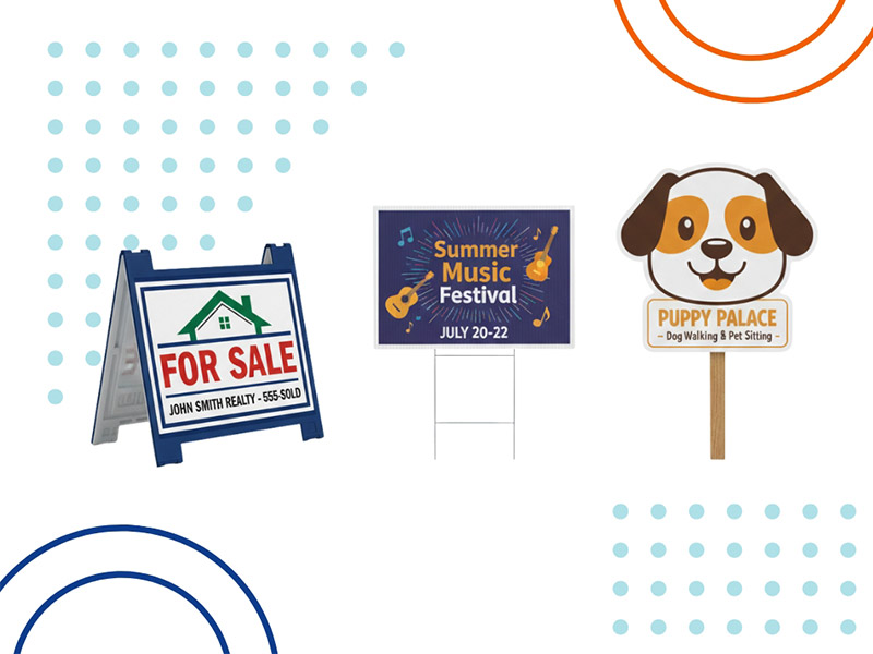 Specialty lawn signs