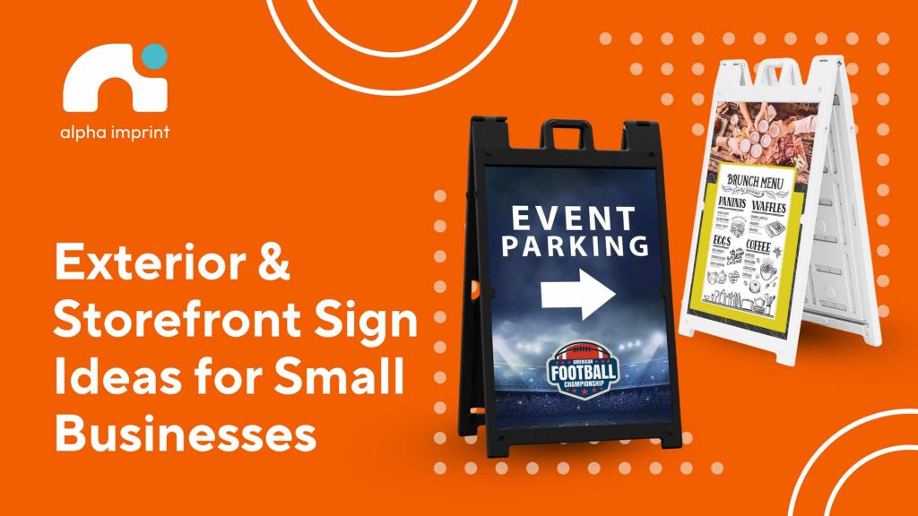 Exterior business sign ideas