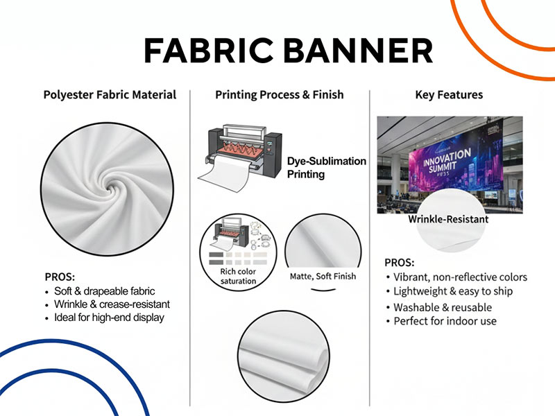 What is a fabric banner?