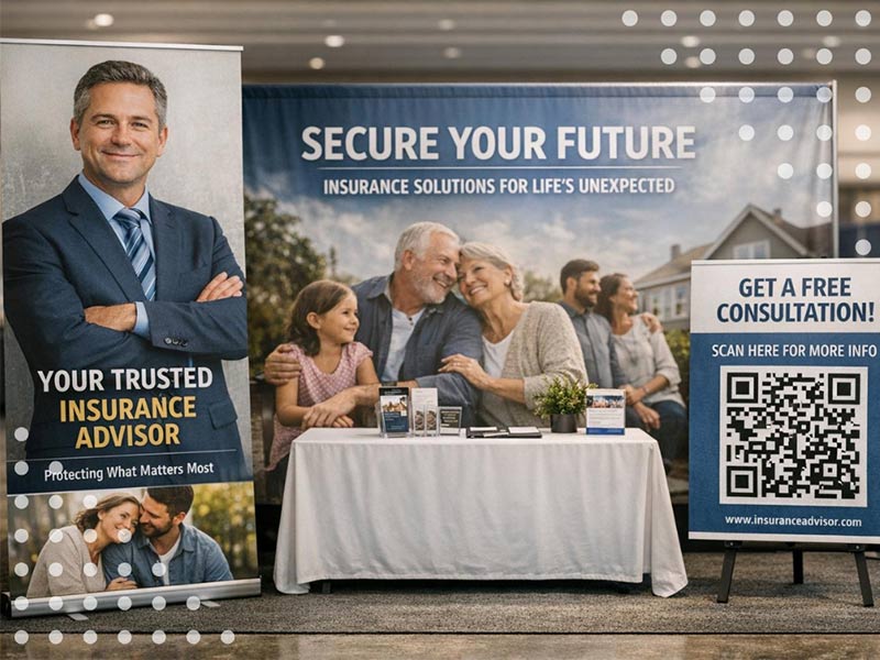 Backdrops, banners & custom signage that convert