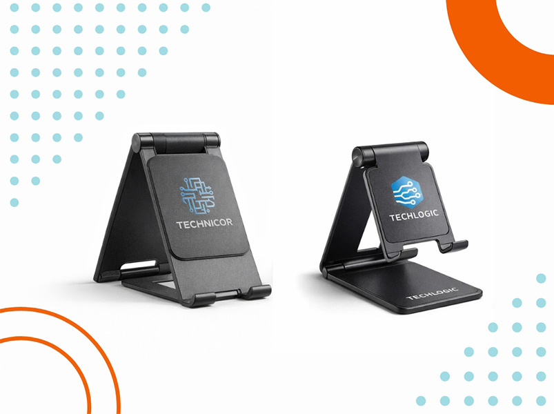 branded phone stands