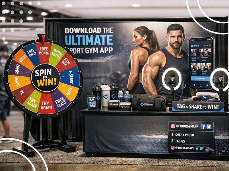 Contests, giveaways & lead capture displays