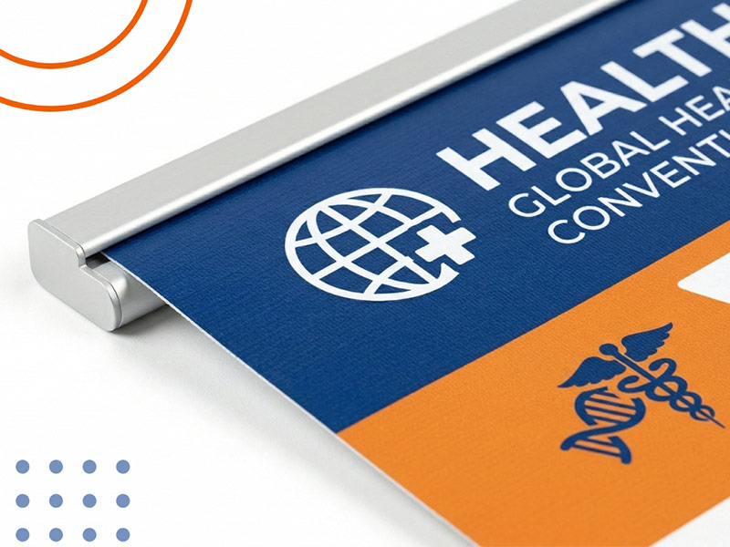 Vinyl is one of the most popular signage material types