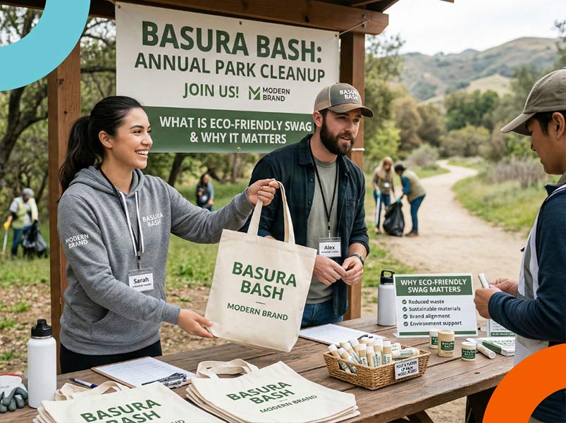 What is eco-friendly swag?