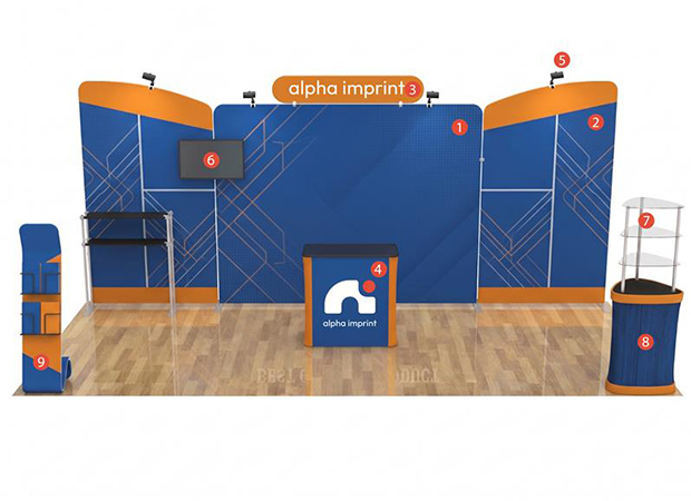 10'x20' Custom Booth H