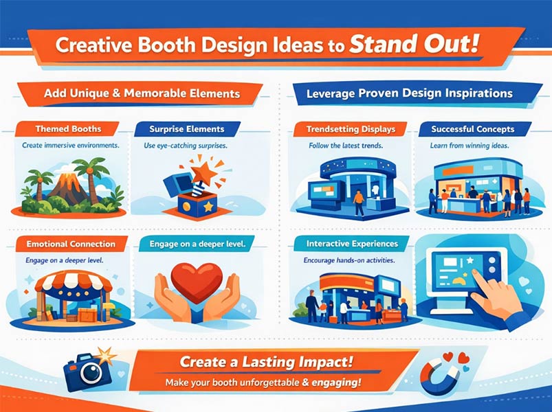 Use Creative Booth Design Ideas to Stand Out