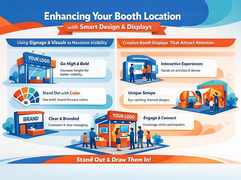 Enhancing booth location