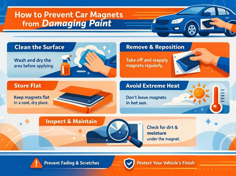How to Prevent Car Magnets from Damaging Paint