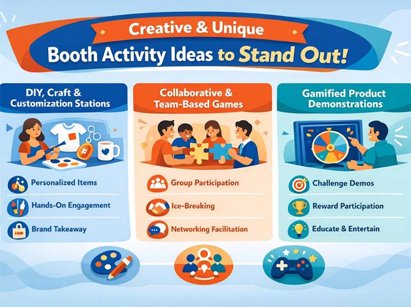 Creative & Unique Booth Activity Ideas to Stand Out