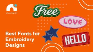 Best embroidery fonts