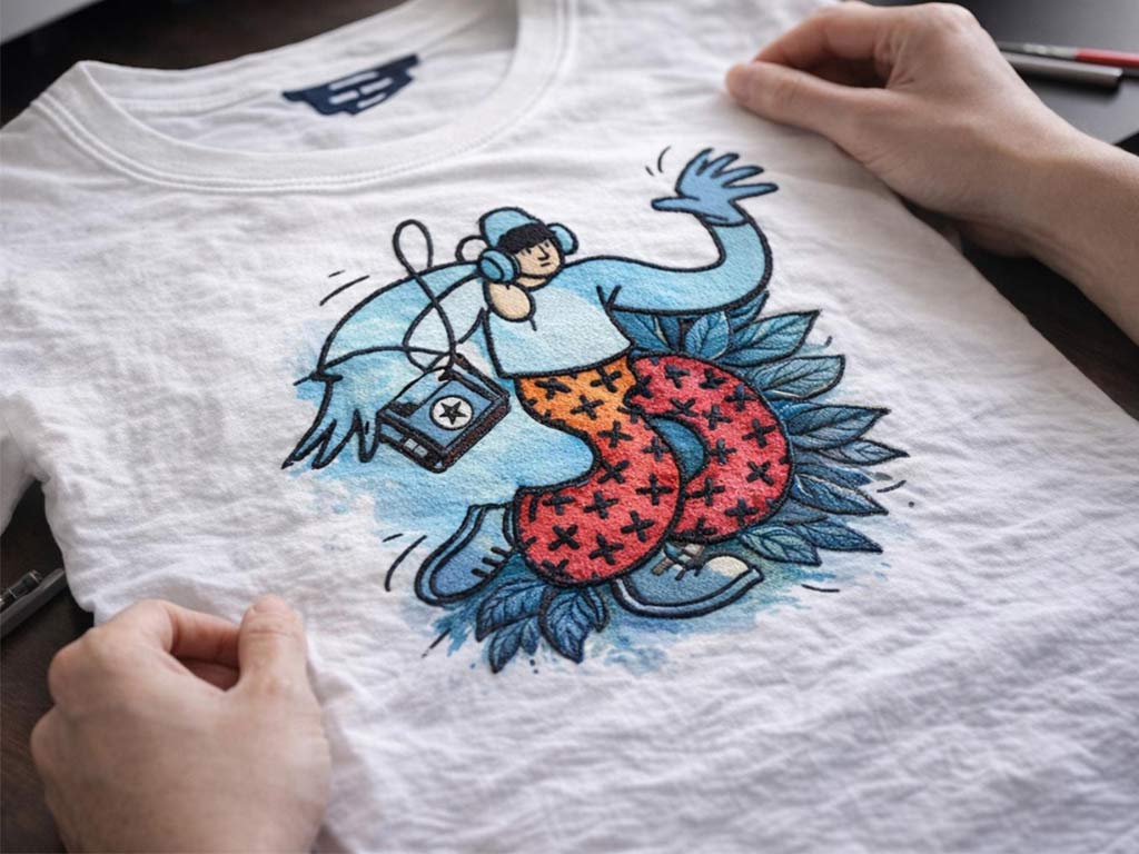 Can you combine DTG and embroidery?