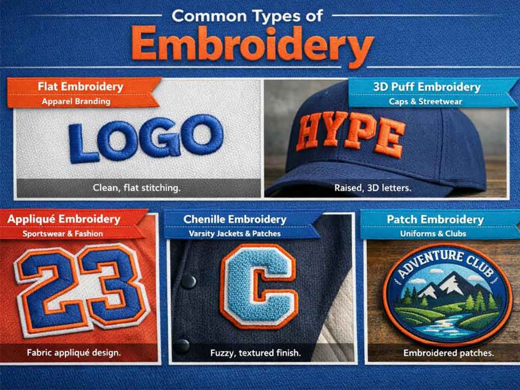 Common Types of Embroidery