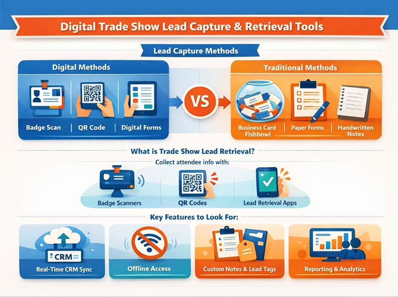 Use Digital Trade Show Lead Capture and Lead Retrieval Tools