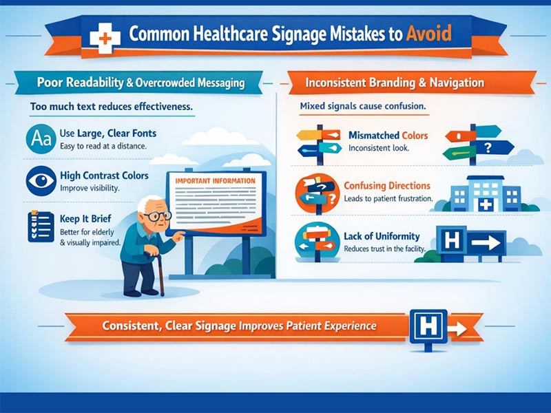 Common healthcare signage mistakes