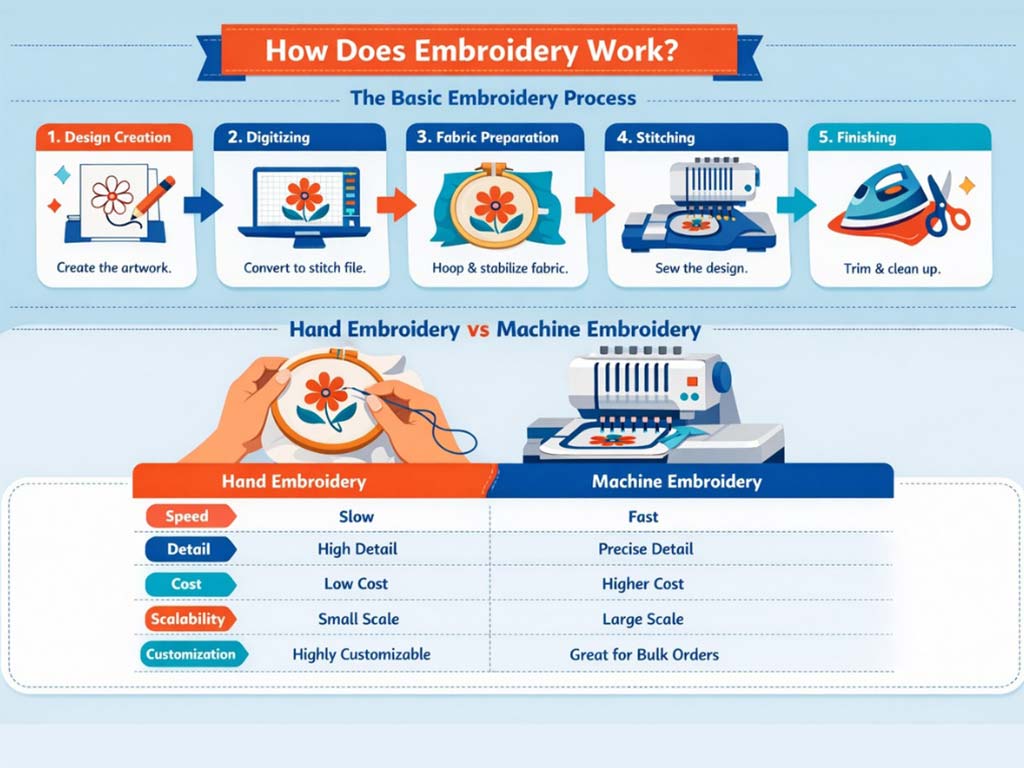 How Does Embroidery Work?