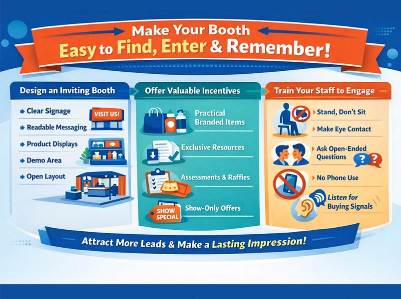 Make your booth easy to find and remember