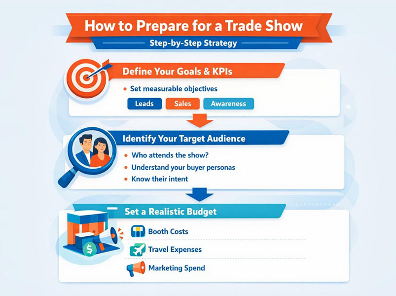 Step by step trade show planning