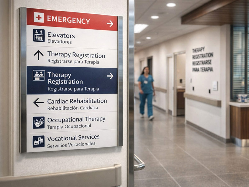 Why Healthcare Signage Matters for Patient Experience