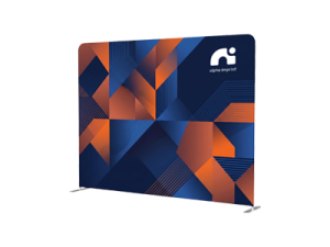 straight tension fabric display
