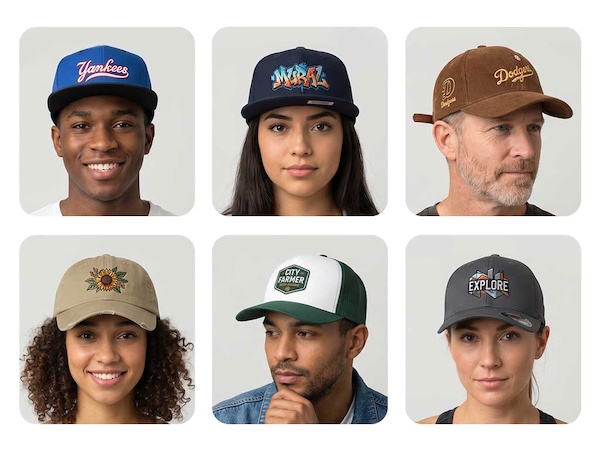 Most popular types of baseball hats