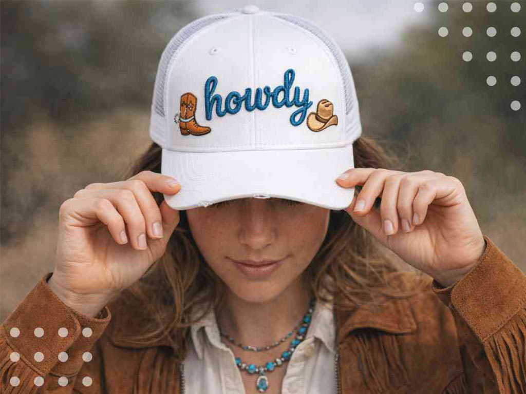 What are trucker hats made of?