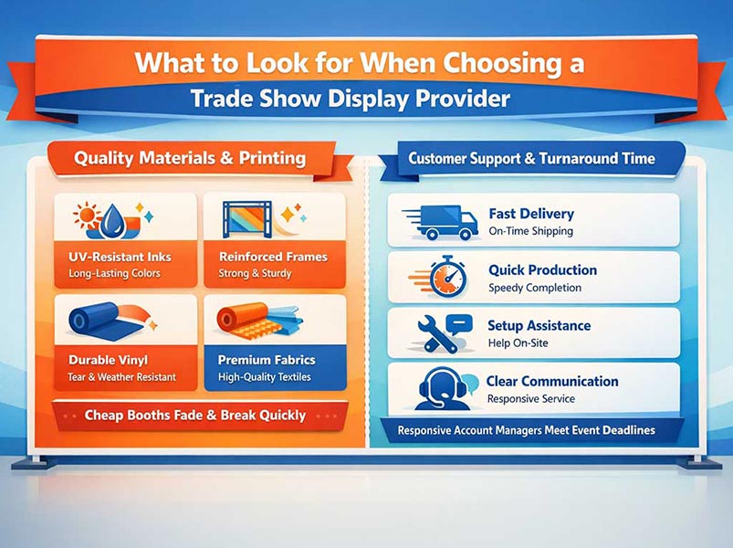 What to Look for When Choosing a Trade Show Display Provider