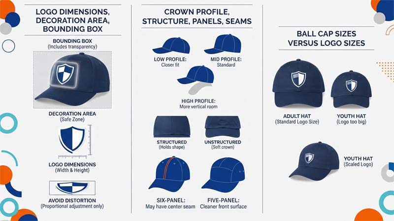 Hat Dimensions and Logo Sizing Terms You Should Understand