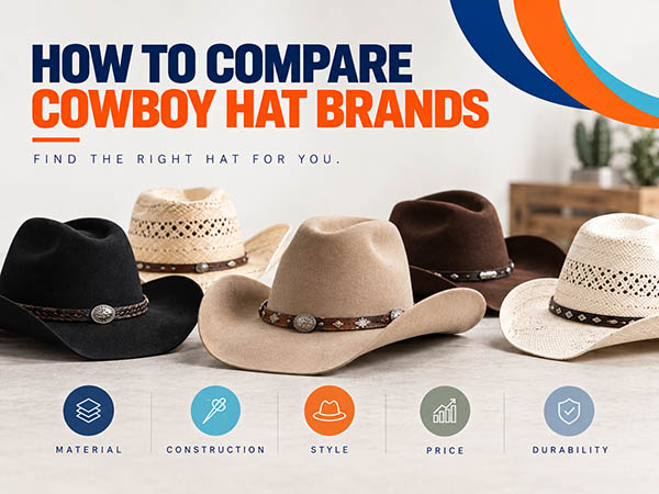 How to Compare the Best Cowboy Hat Brands