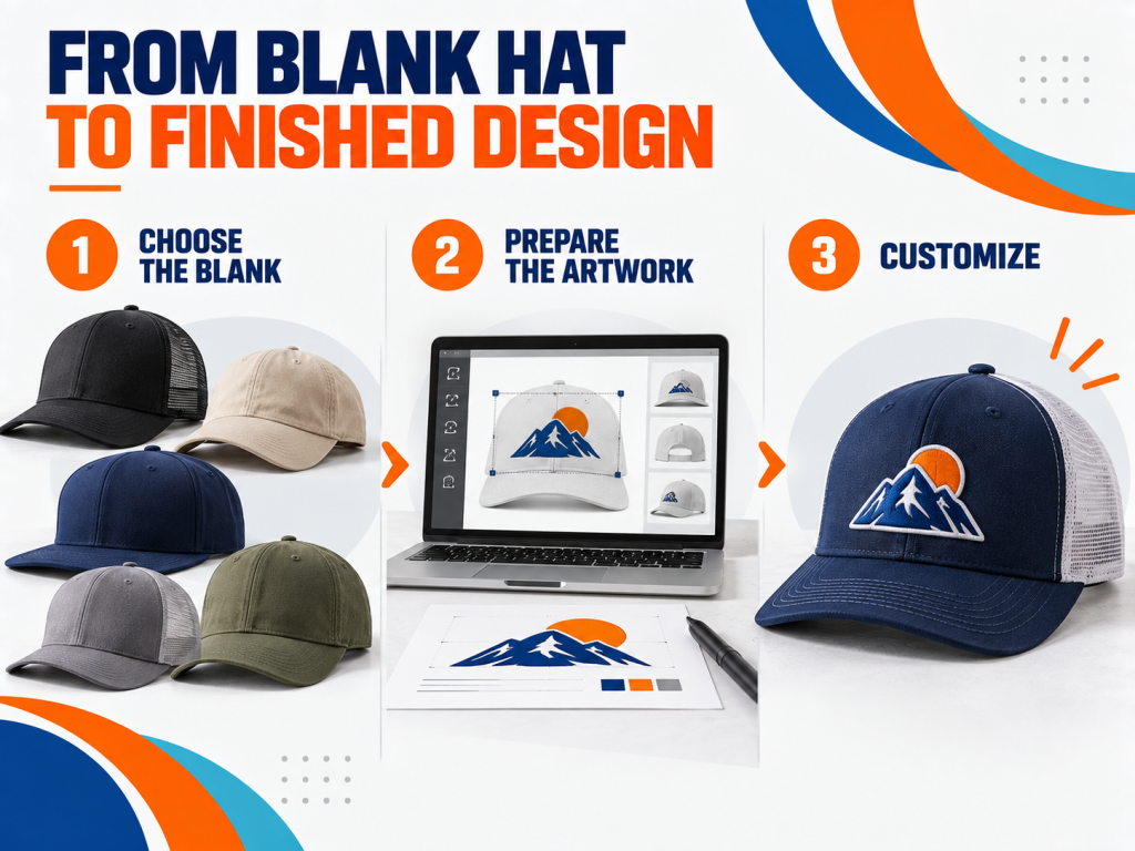 How to Make Custom Hats Step by Step