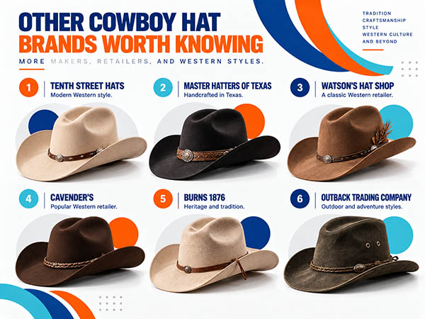 Other Popular Cowboy Hat Brands Worth Knowing