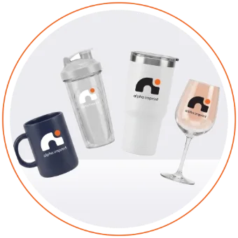Custom drinkware: mugs, tumblers and bottles