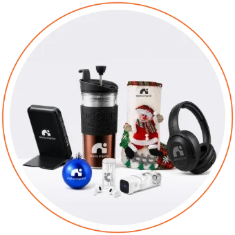 Corporate holiday gifts and promotional products