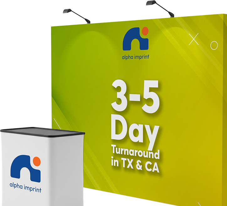 10ft Straight Velcro Fabric Pop-Up Display