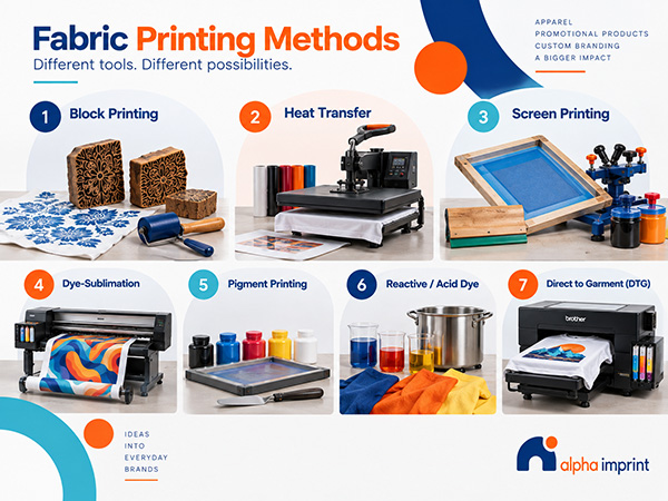 7 Professional Fabric Printing Techniques and How They Work
