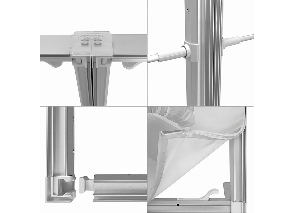 20ft SEG Non-Lit SEG Fabric Displays