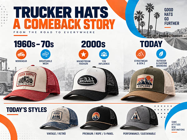 Trucker Hat Styles Defining the Comeback