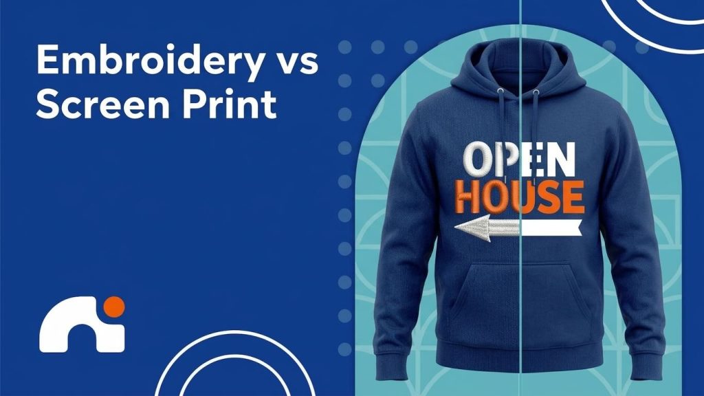 Embroidery vs Screen Print