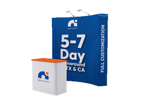 8ft velcro pop-up display
