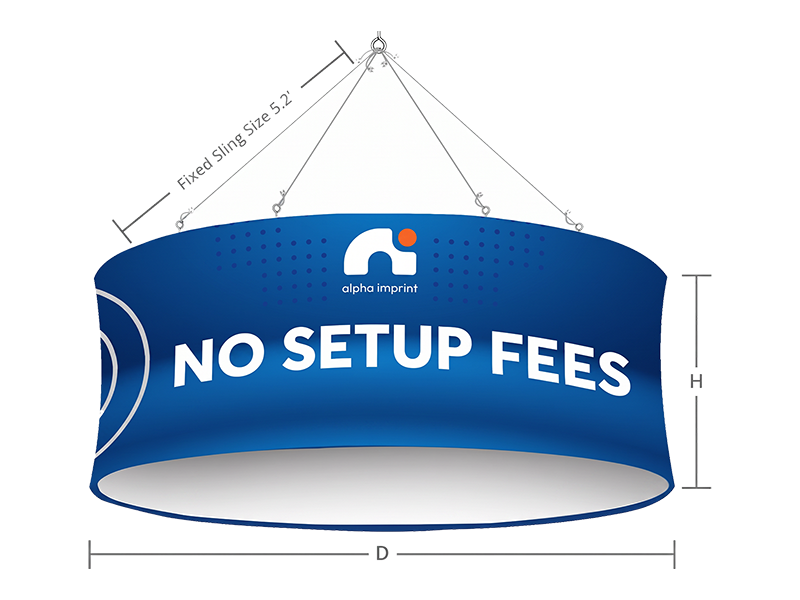 circle hanging banners