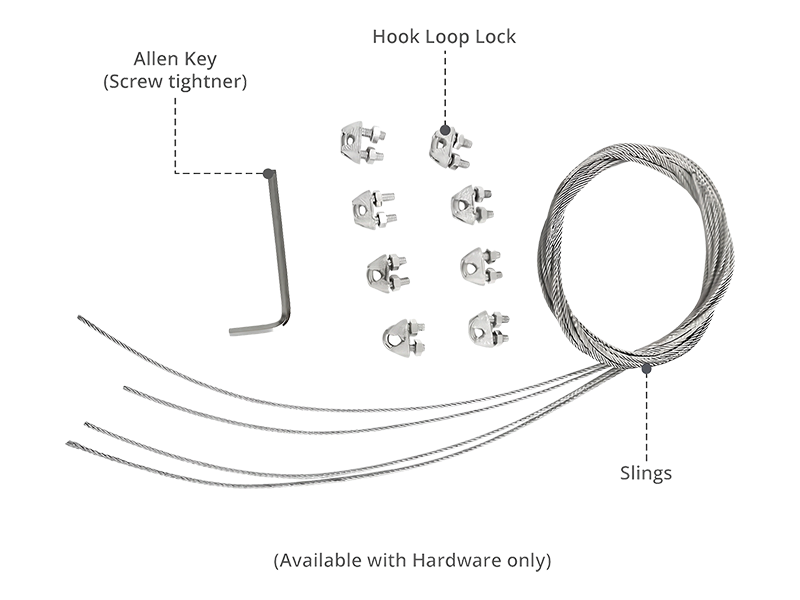 circle banner hardware