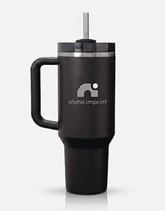 Custom straw tumblers with logo