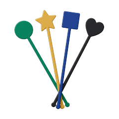 Custom stir sticks with your logo